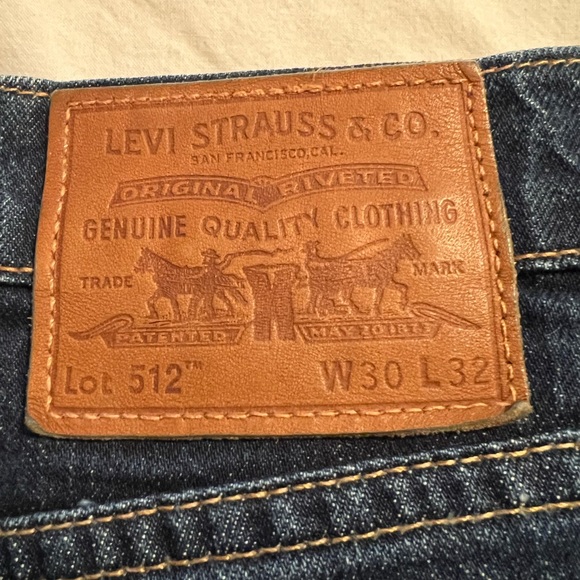 Levi’s 512 - 30X32 - Used Slim Blue Jeans - Picture 3 of 5